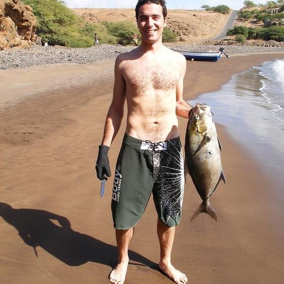 Captura de pesca submarina